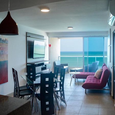 萨利纳斯Lindo Departamento Al Pie De Playa Edificio Torre Oceanica公寓 外观 照片