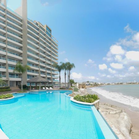 萨利纳斯Lindo Departamento Al Pie De Playa Edificio Torre Oceanica公寓 外观 照片
