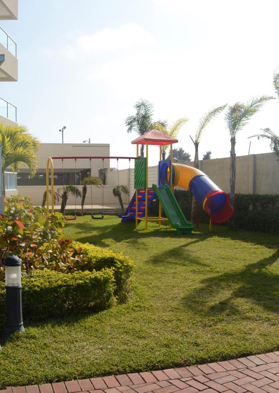 萨利纳斯Lindo Departamento Al Pie De Playa Edificio Torre Oceanica公寓 外观 照片
