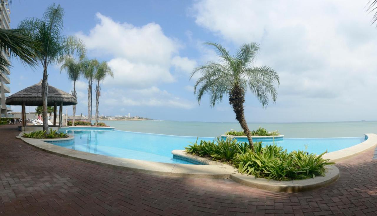 萨利纳斯Lindo Departamento Al Pie De Playa Edificio Torre Oceanica公寓 外观 照片