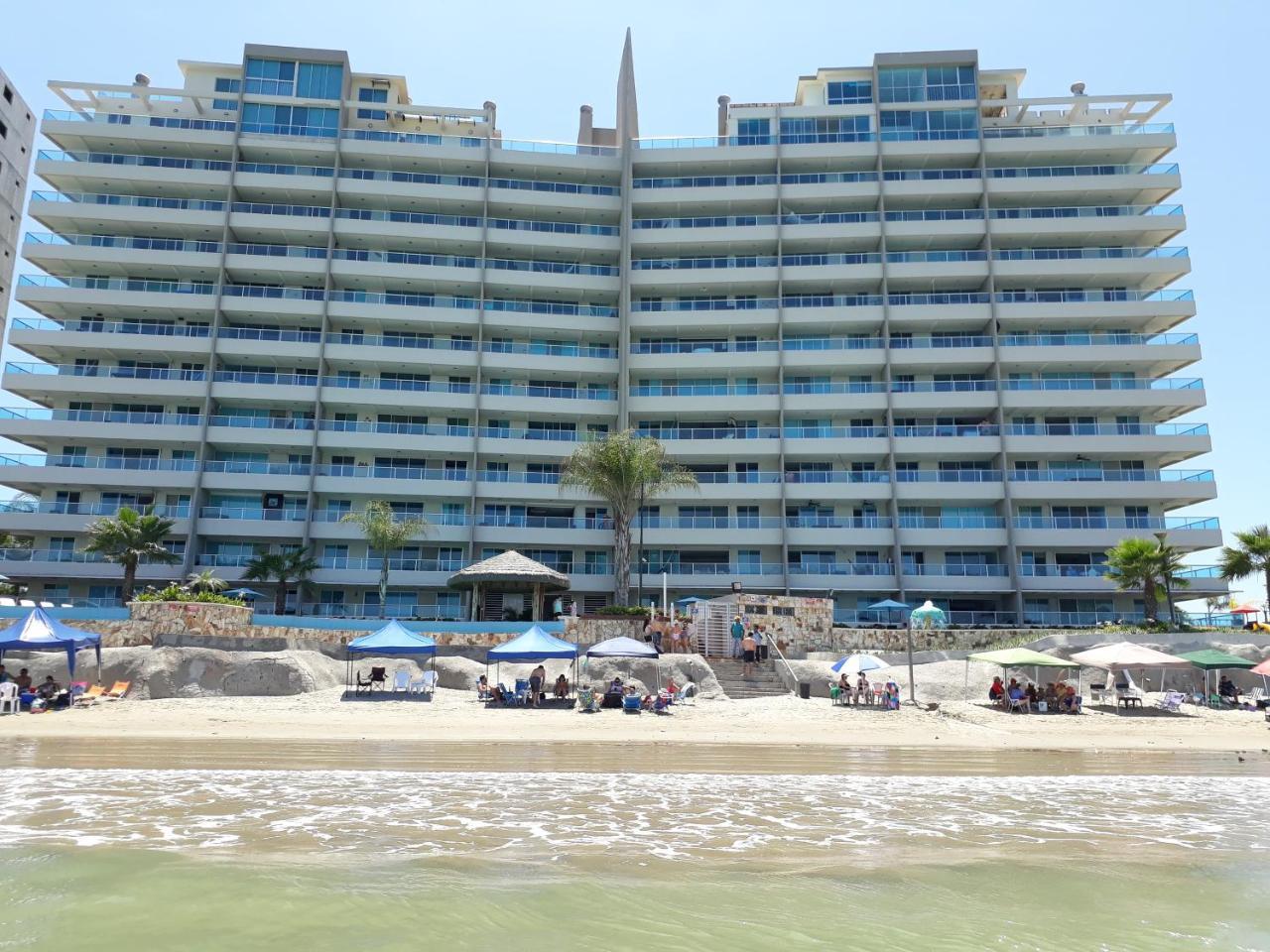 萨利纳斯Lindo Departamento Al Pie De Playa Edificio Torre Oceanica公寓 外观 照片